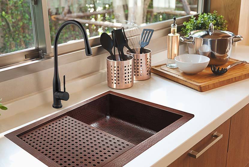 kitchen counter sink design