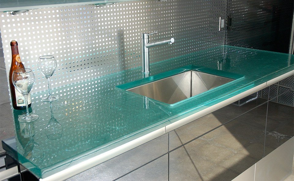 glass countertop 